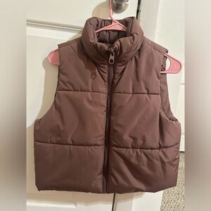 Gianni Bini Brown Puffer Vest